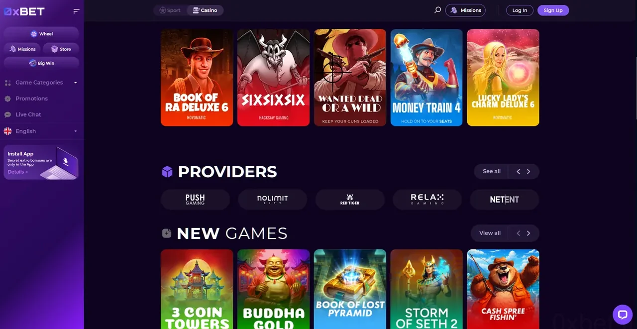 0xbet Casino Casino